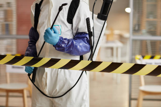 Professional Biohazard technician working in Hawthorne, FL